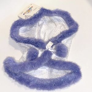 Build A Bear Reindeer Buddy Mini Cape Hood Merry Mission White Purple NEW